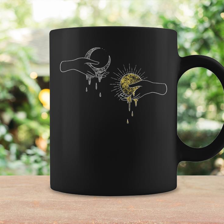 Hands Holding The Sun And Moon Celestial Coffee Mug Gifts ideas