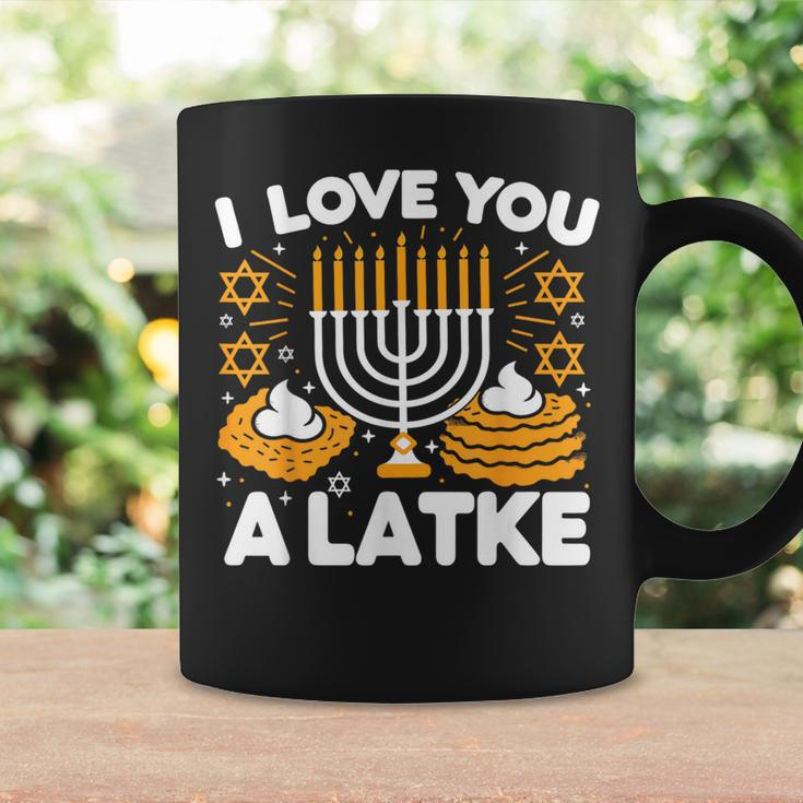 Hanukkah I Love You A Latke Pajamas Chanukah Hanukkah Pjs Coffee Mug Gifts ideas