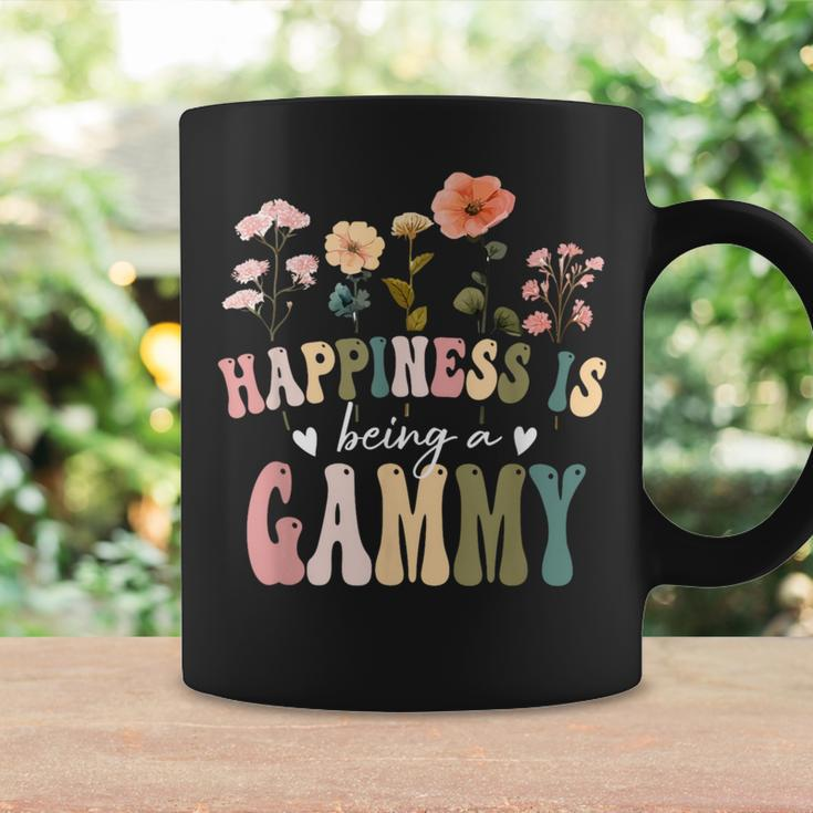 Happiness Is Being A Gammy Floral Gammy Mother's Day Coffee Mug Gifts ideas