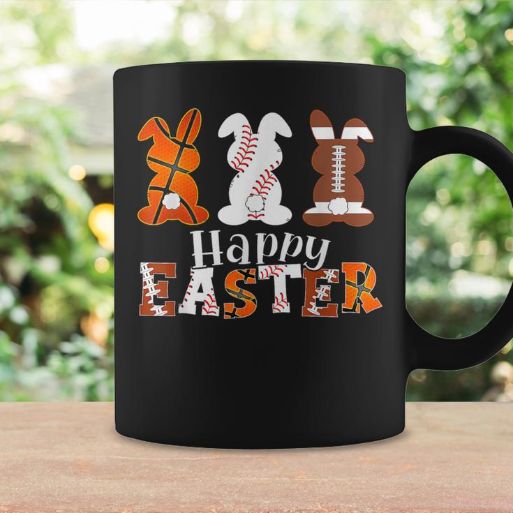 Happy Easter Baseball Football Basketball Bunny Rabbit Boys Coffee Mug Gifts ideas