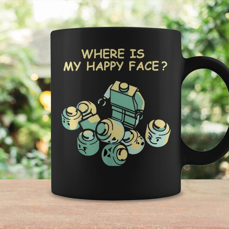 Where Is My Happy Face Quote Men Women Birthday Party Coffee Mug Gifts ideas