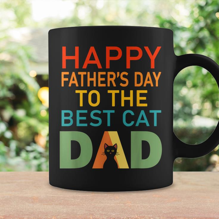 Happy Father's Day To The Best Cat Dad Cat Dad Coffee Mug Gifts ideas