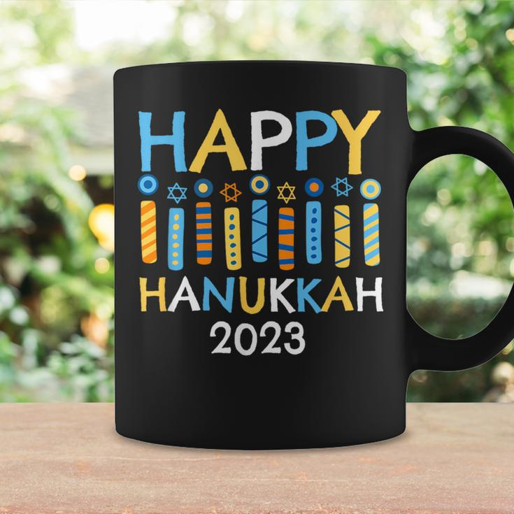 Happy Hanukkah 2023 Love And Light Jewish Menorah Family Coffee Mug Gifts ideas