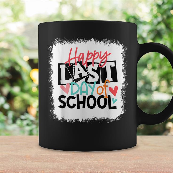 Happy Last Day Of School Teacher Student Graduation Bleached Coffee Mug Gifts ideas