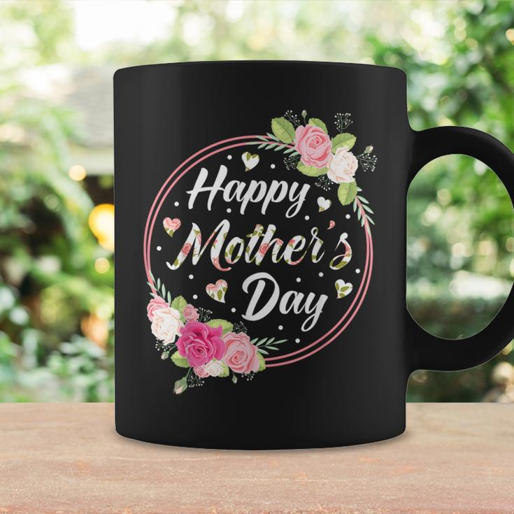 Happy Mother's Day For Mom Grandma Floral Flowers Coffee Mug Gifts ideas