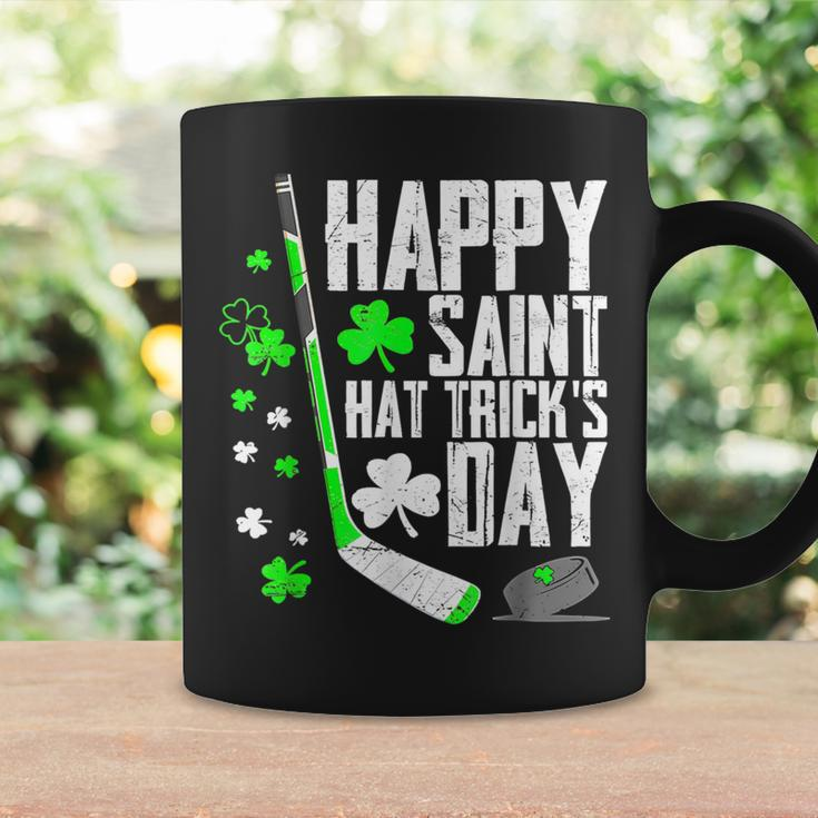 Happy Saint Hat Trick's Day Ice Hockey St Patrick's Coffee Mug Gifts ideas