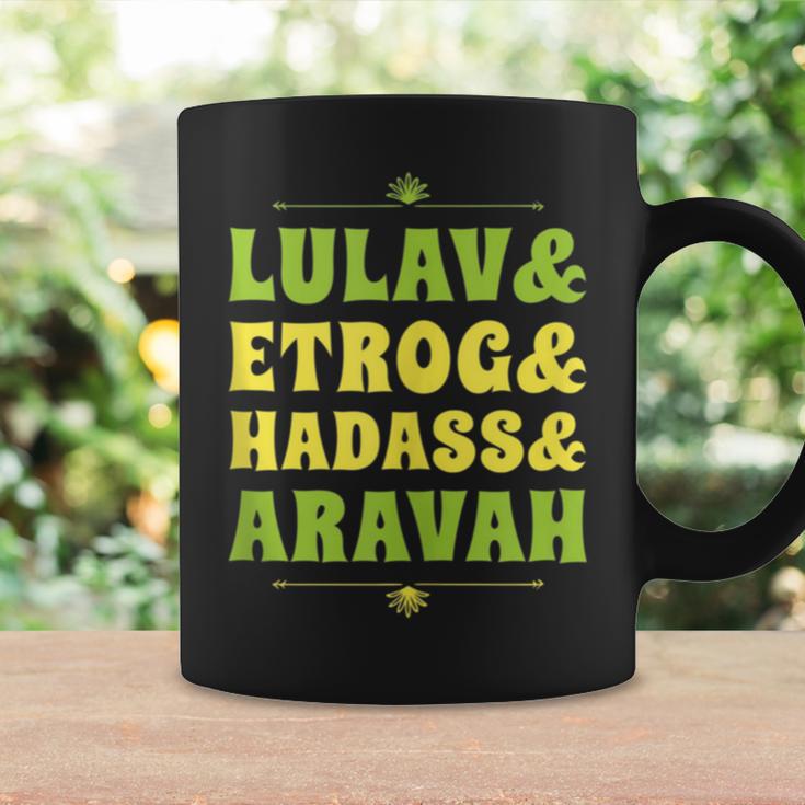 Happy Sukkot Four Species Lulav & Etrog Jewish Sukkah Coffee Mug Gifts ideas