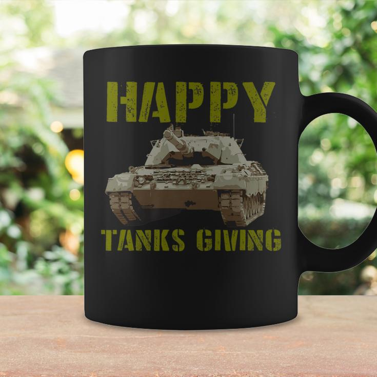 Happy Tanksgiving Military Tank Thanksgiving Coffee Mug Gifts ideas