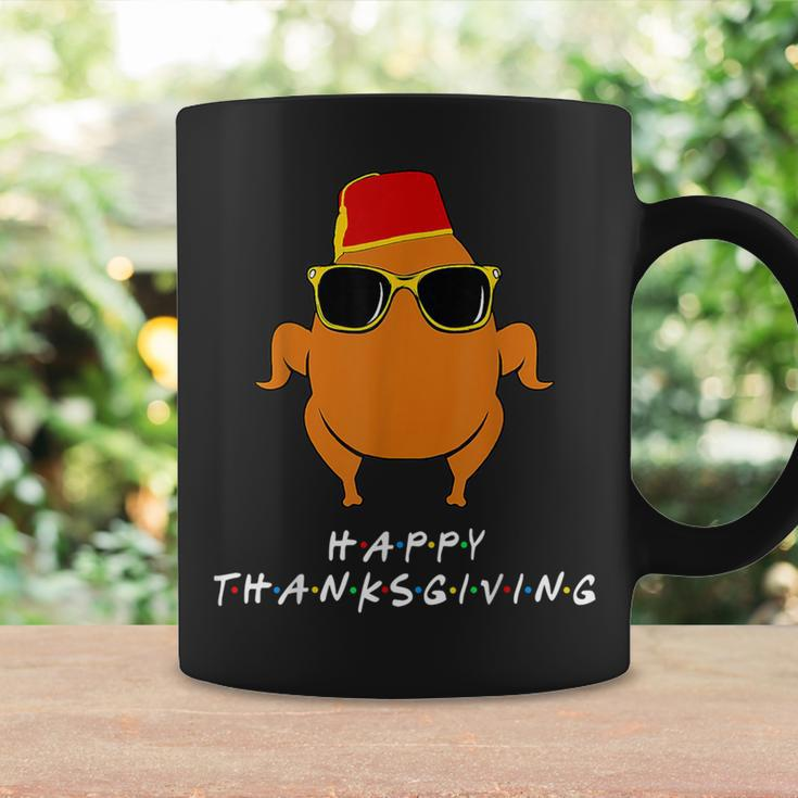 Happy Thanksgiving Turkey With Hat For Friends Coffee Mug Gifts ideas
