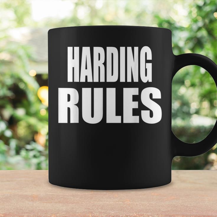 Harding Rules Son Daughter Boy Girl Baby Name Coffee Mug Gifts ideas