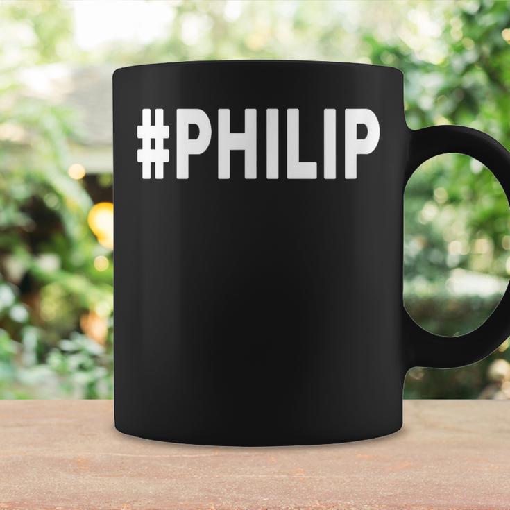 Hashtag Philip Name Philip Tassen Geschenkideen