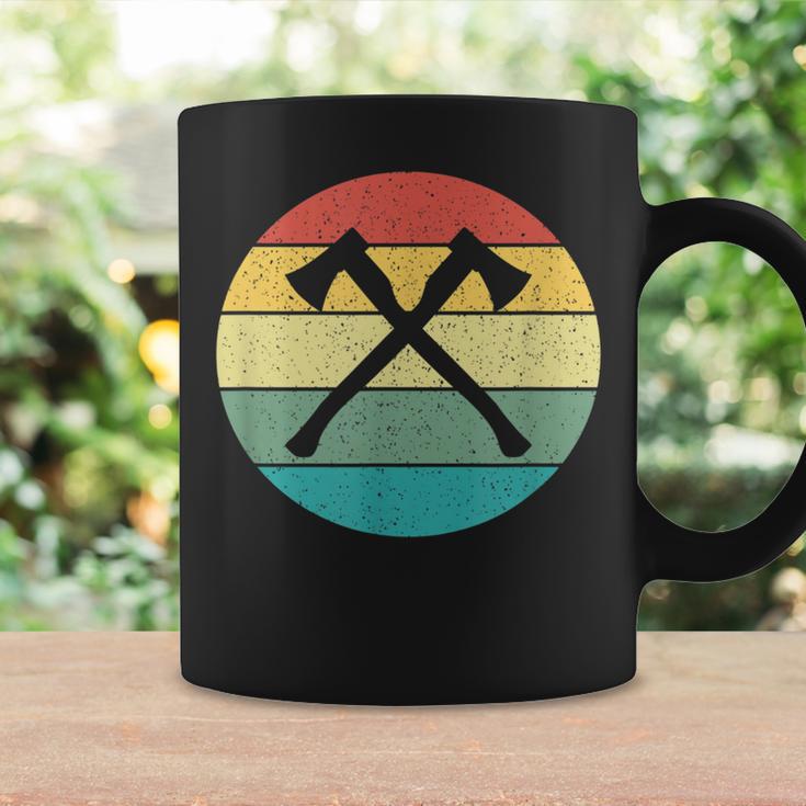 Hatchetman Retro Vintage Axe Thrower Throwing Coffee Mug Gifts ideas