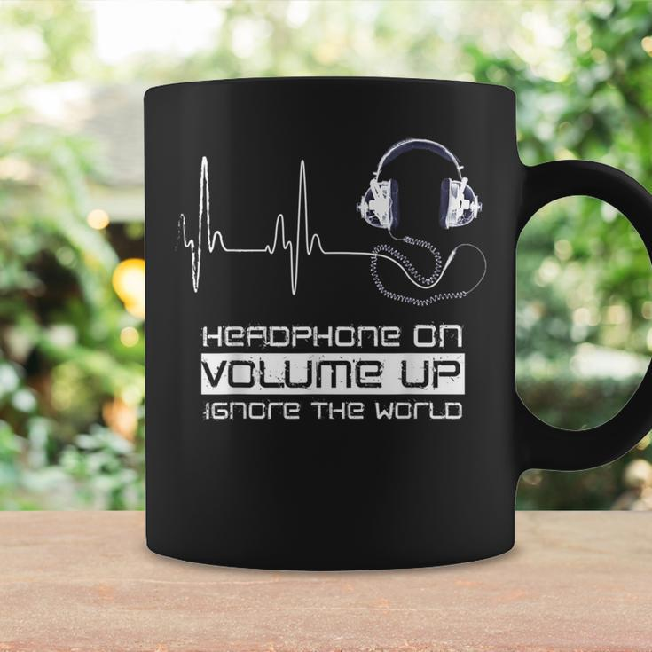 Headphone On Volume Up Ignore The World Headphones Coffee Mug Gifts ideas