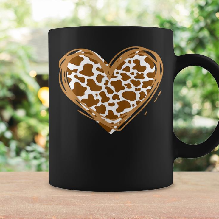 Heart Brown Cow Pattern For Cow Lover Coffee Mug Gifts ideas