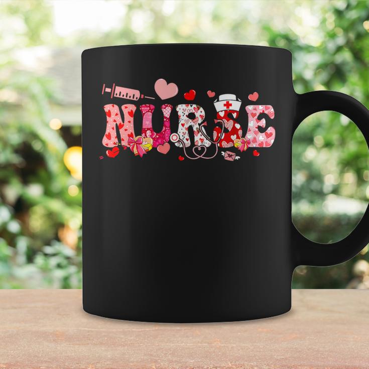 Heart Candy Nicu Nurse Valentines Day Scrub Top Women Coffee Mug Gifts ideas