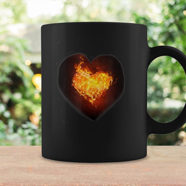 Heart On Fire Flames Heart Coffee Mug Gifts ideas