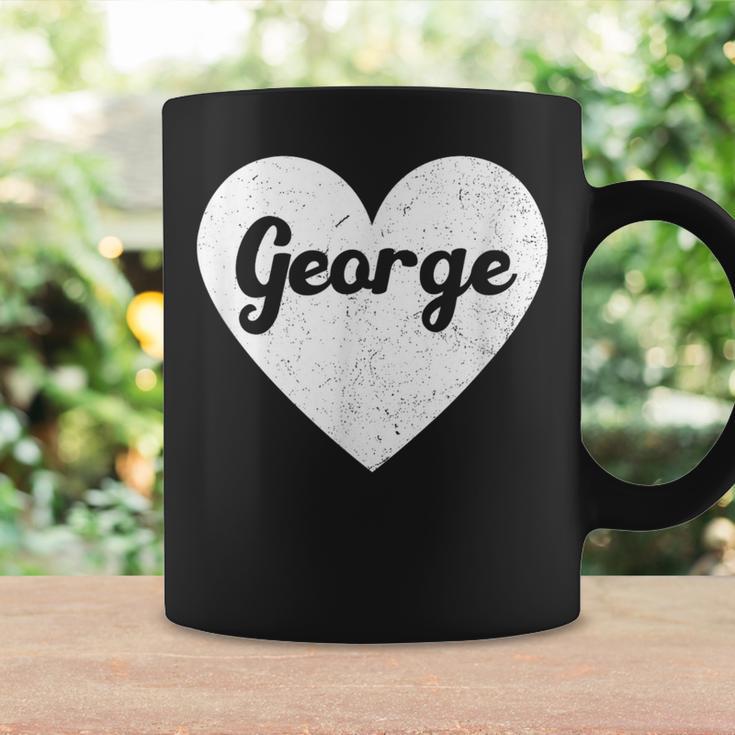 I Heart George First Names And Hearts I Love George Coffee Mug Gifts ideas