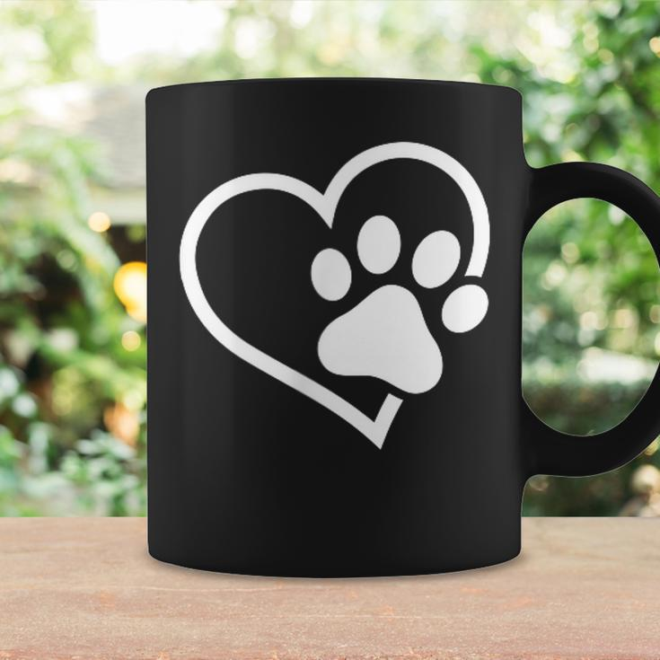 Heart With Paw For Cat Or Dog Lovers Coffee Mug Gifts ideas