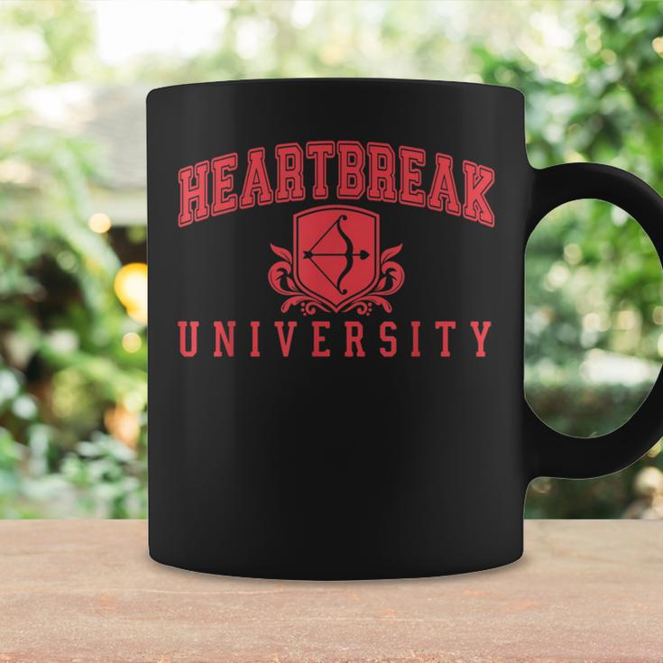 Heartbreak University Cupid's Arrow Vintage Valentines Day Coffee Mug Gifts ideas