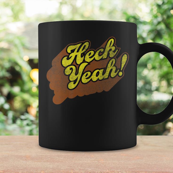 Heck Yeah Retro 70S Distressed Coffee Mug Gifts ideas