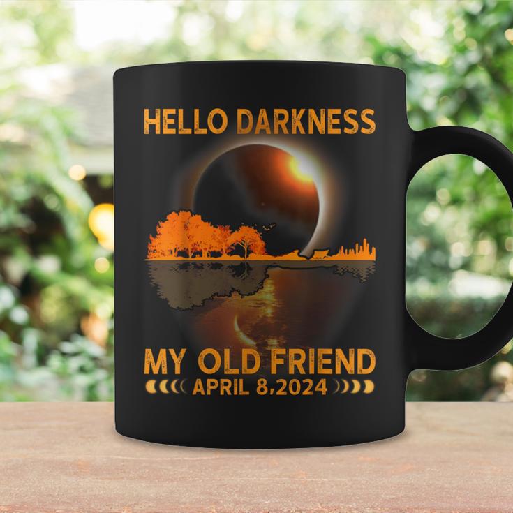 Hello Darkness My Friend Solar Eclipse April 8 2024 Coffee Mug Gifts ideas