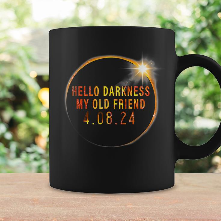 Hello Darkness My Old Friend 2024 Solar Eclipse Coffee Mug Gifts ideas