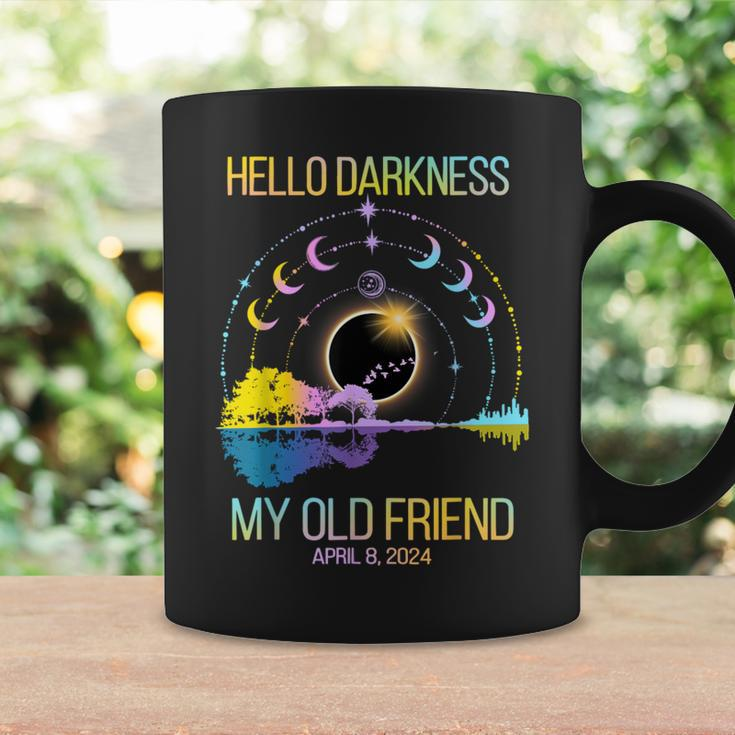 Hello Darkness My Old Friend April 08 Solar Eclipse Coffee Mug Gifts ideas