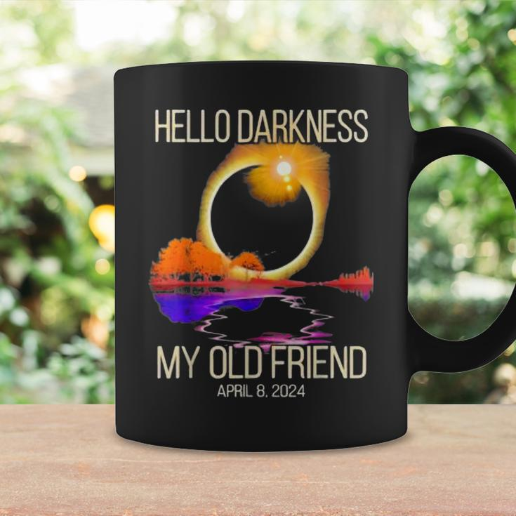 Hello Darkness My Old Friend Eclipse Solar April 08 2024 Coffee Mug Gifts ideas
