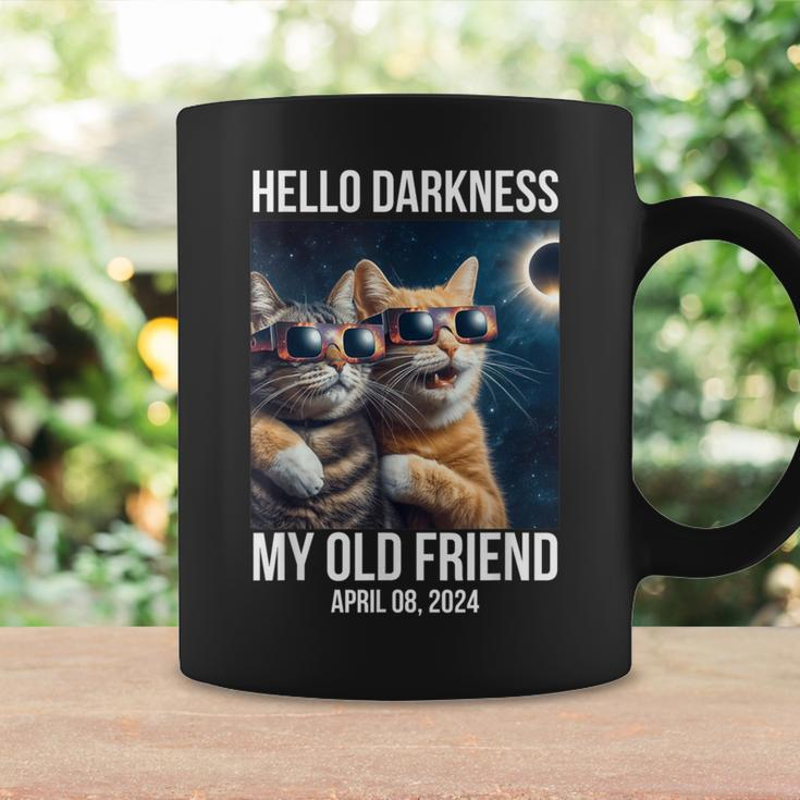 Hello Darkness My Old Friend Solar Eclipse April 08 2024 Fun Coffee Mug Gifts ideas