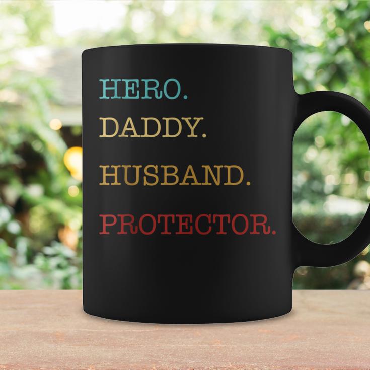 Hero Daddy Husband Protektor Atertag Geschenk Papa Sohn Tassen Geschenkideen