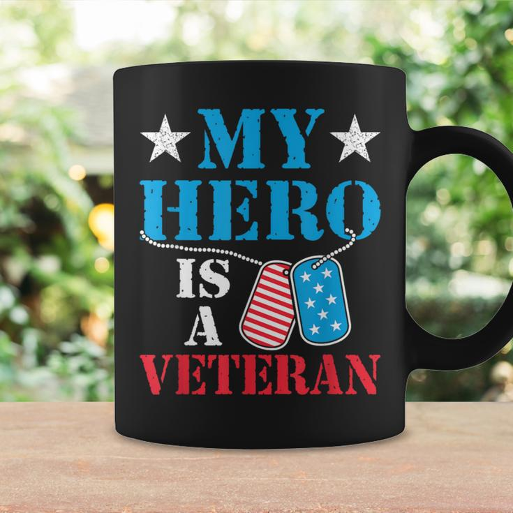 My Hero Is A Veteran Veteran's Day Family Dad Grandpa Coffee Mug Gifts ideas