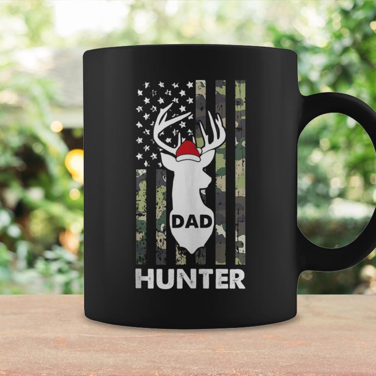 Herren Dad Hunter Weihnachten Coole Amerikanische Flagge Jagd Papaater Tassen Geschenkideen