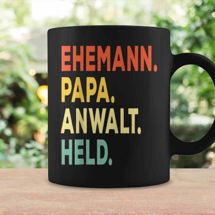 Herren Ehemann Papa Anwalt Held Retro-Jahrgangatertag Tassen Geschenkideen