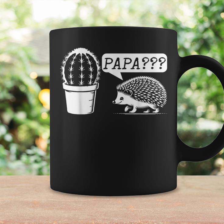 Herren Geschenkidee Papa Kaktus Igel Lustiges Grafikdesign Tassen Geschenkideen