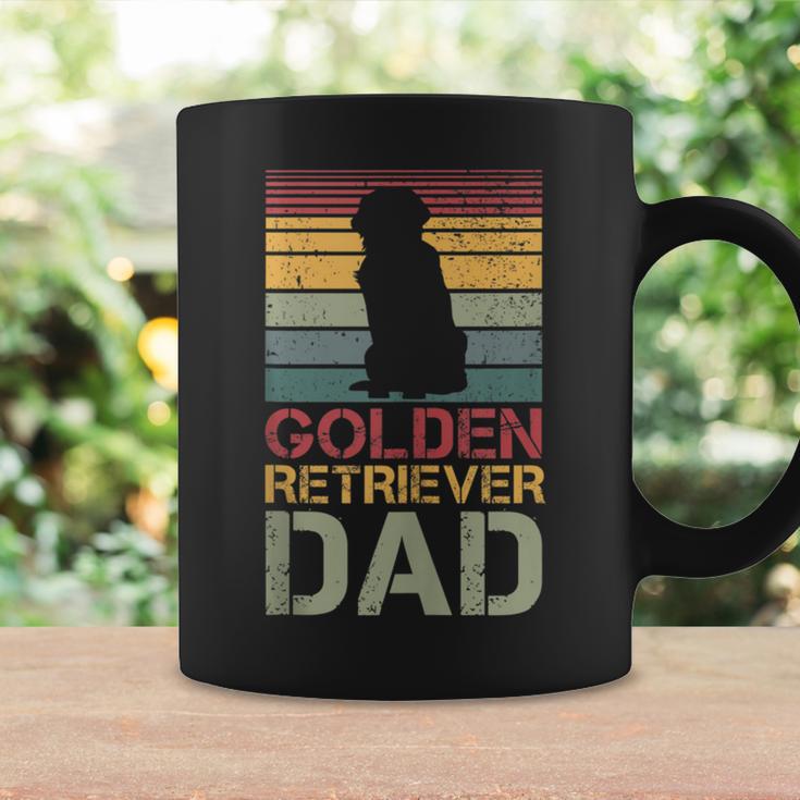 Herren Golden Retriever Dad Papaintage Hund Hunde Pfote Tassen Geschenkideen