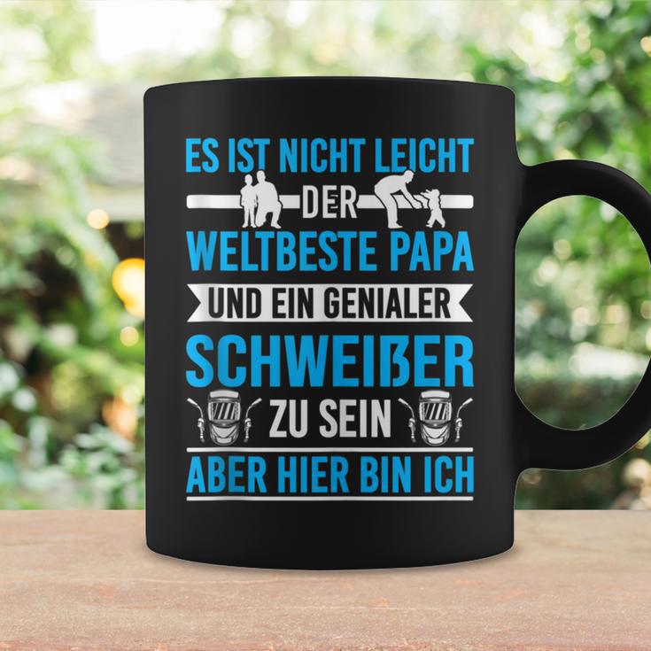 Herren Weltbester Papa Und Genialer Schweißer Schweißen Metallbau Tassen Geschenkideen