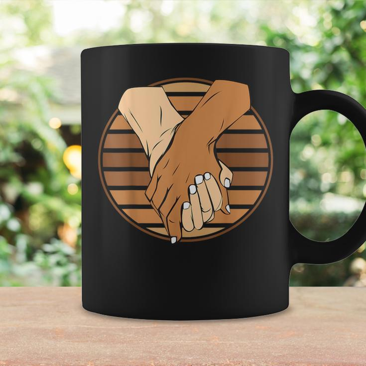 Holding Hands Black History Month Blm Melanin Couple Coffee Mug Gifts ideas