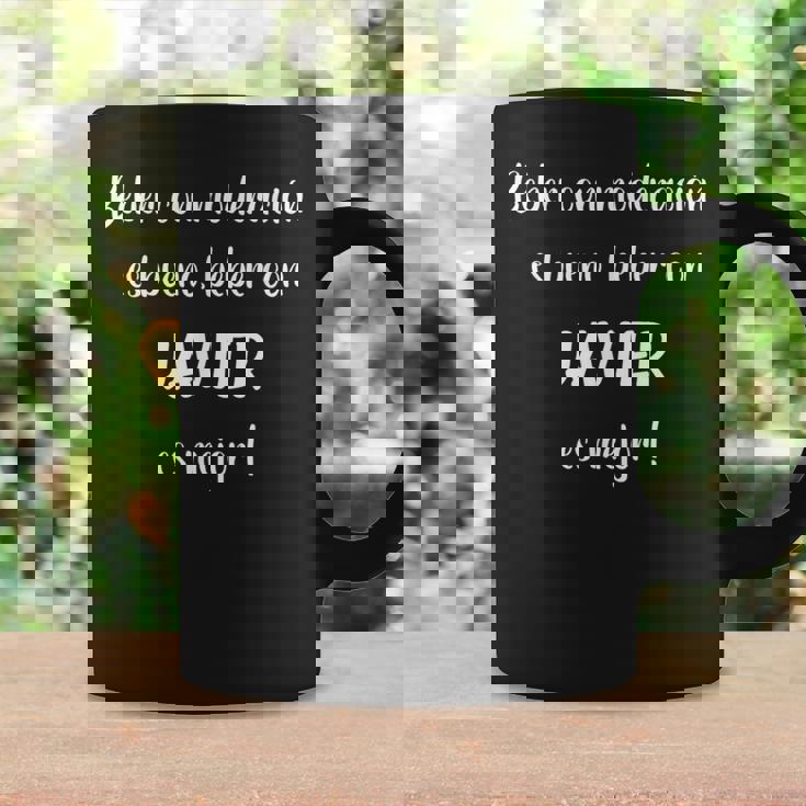 Hombre Beber Con Moderación Es Bueno Beber Con Javier Taza de café Ideas de regalos