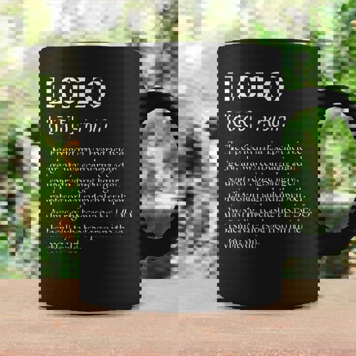 Hombre Lolo Definition Divertido Abuelo Taza de café Ideas de regalos
