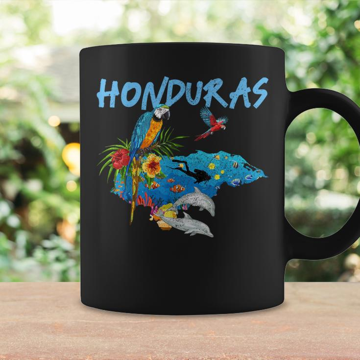 Honduras Map Nature Parrot Scuba Diving Souvenir Pride Coffee Mug Gifts ideas