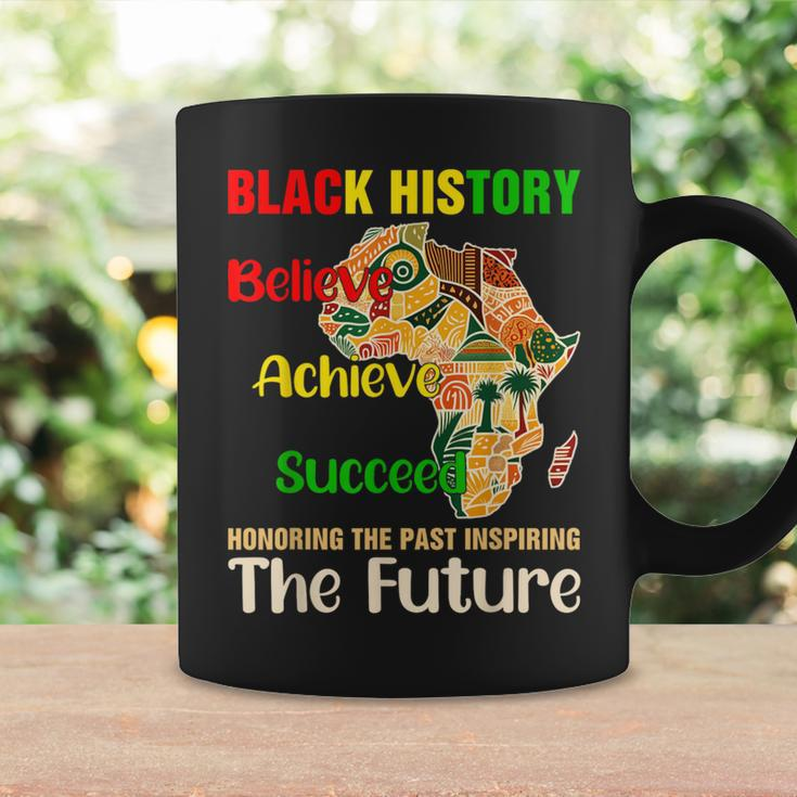 Honoring Past Inspiring Future Black History Month Retro Coffee Mug Gifts ideas