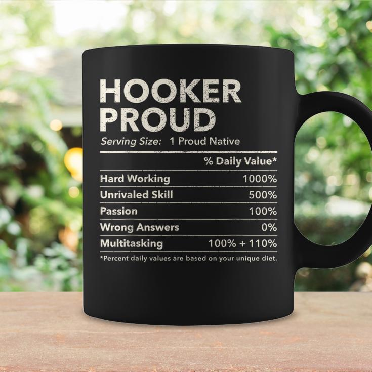 Hooker Oklahoma Proud Nutrition Facts Coffee Mug Gifts ideas