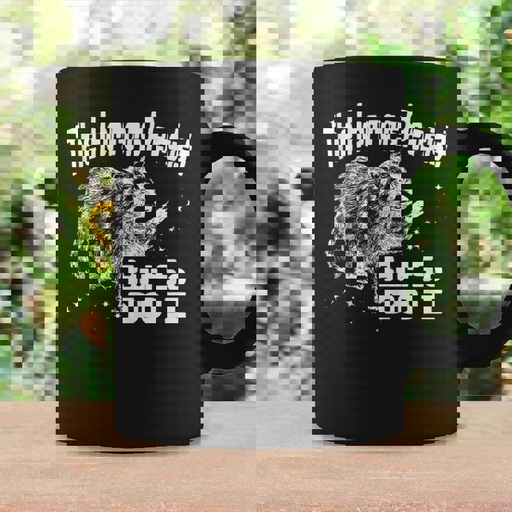 The Horrors Persist But So Do I Humor Mental Health Coffee Mug Gifts ideas
