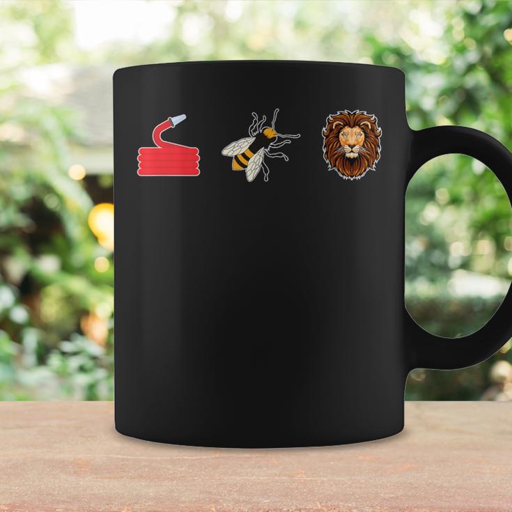 Hose Bee Lion Firefighter Sarcastic Saying Coffee Mug Gifts ideas