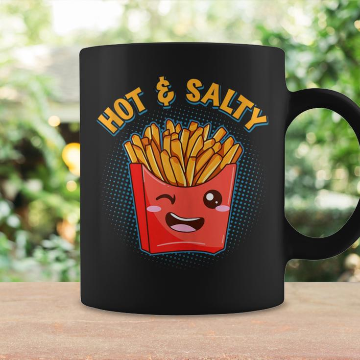Hot & Salty Winking French Fries Flirtatious Lover Fast Food Coffee Mug Gifts ideas