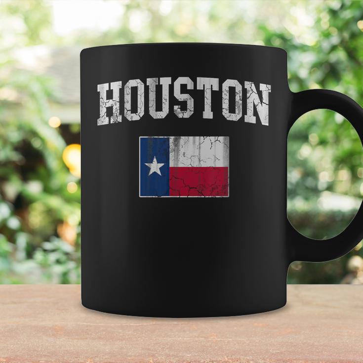 Houston Texas Flag Vintage Distressed Coffee Mug Gifts ideas