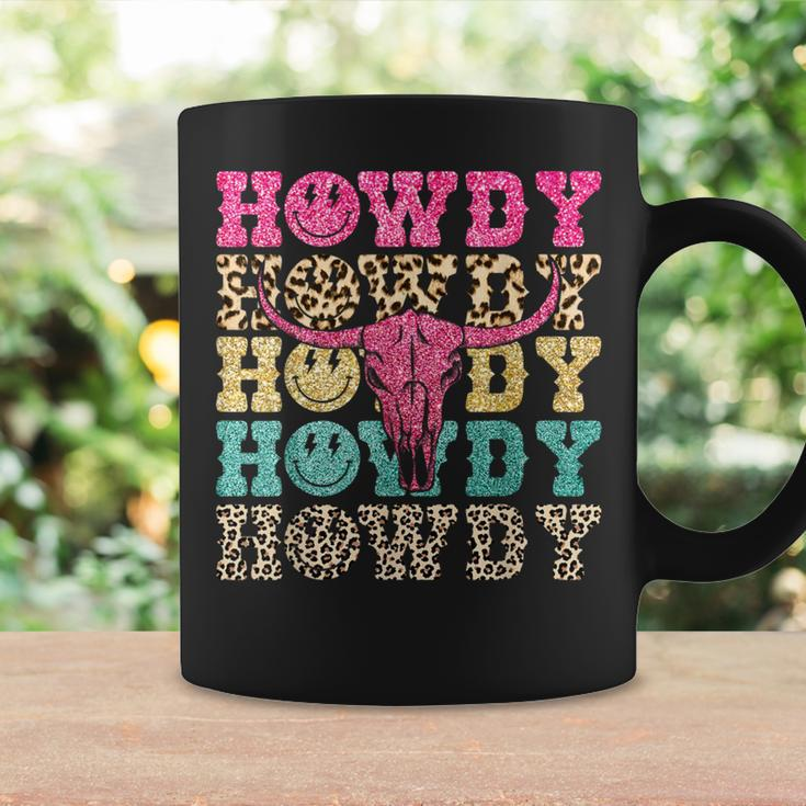Howdy Smile Face Rodeo Western Country Southern Cowgirl Coffee Mug Gifts ideas