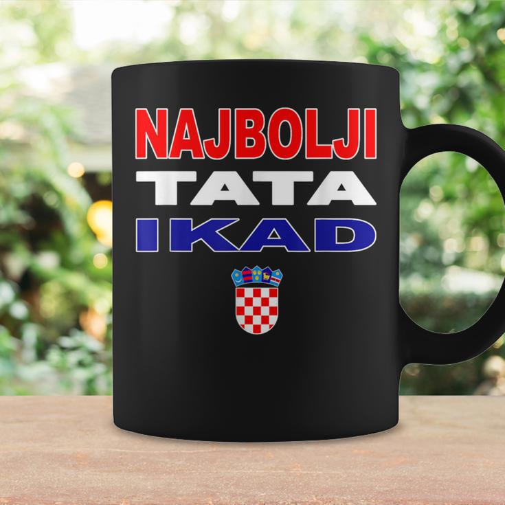Hrvatska Father Croatia Flag Best Dad Ever Najbolji Tata Ikad Tassen Geschenkideen