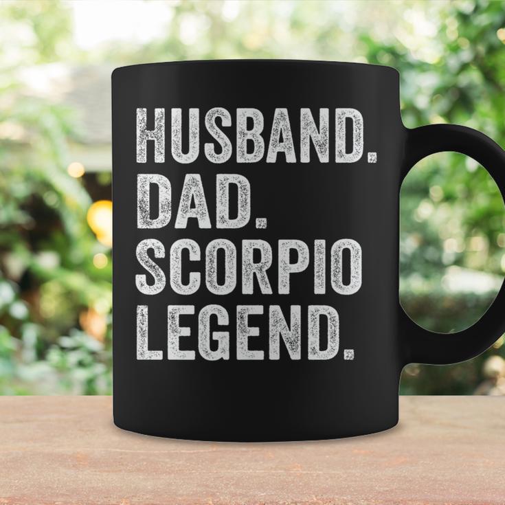 Husband Dad Scorpio Legend Father Zodiac Astrology Coffee Mug Gifts ideas