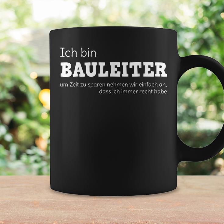 Ich Bin Bauleiter Bauherr Tassen Geschenkideen